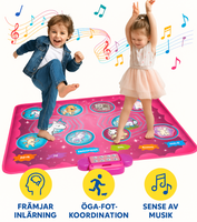 Elektronisk Dansmatta för Barn – Med Bluetooth & 9 Nivåer av Kul! 🎶