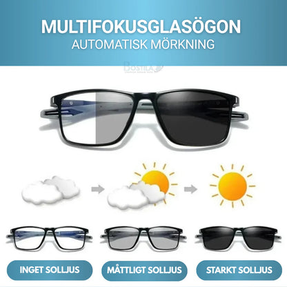 Bostila™ – Multifokusbriller med Lysjustering