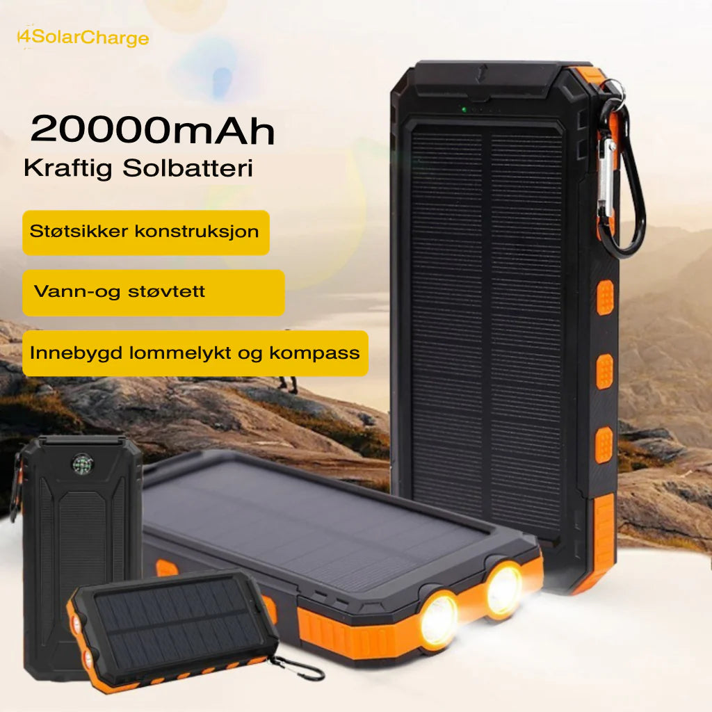 SolarCharge™ | Din sikkerhet skal ikke være avhengig av enheter som mister energi 4o