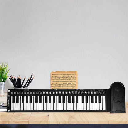 Oppdag ditt musikalske talent med dette lille bærbare pianoet