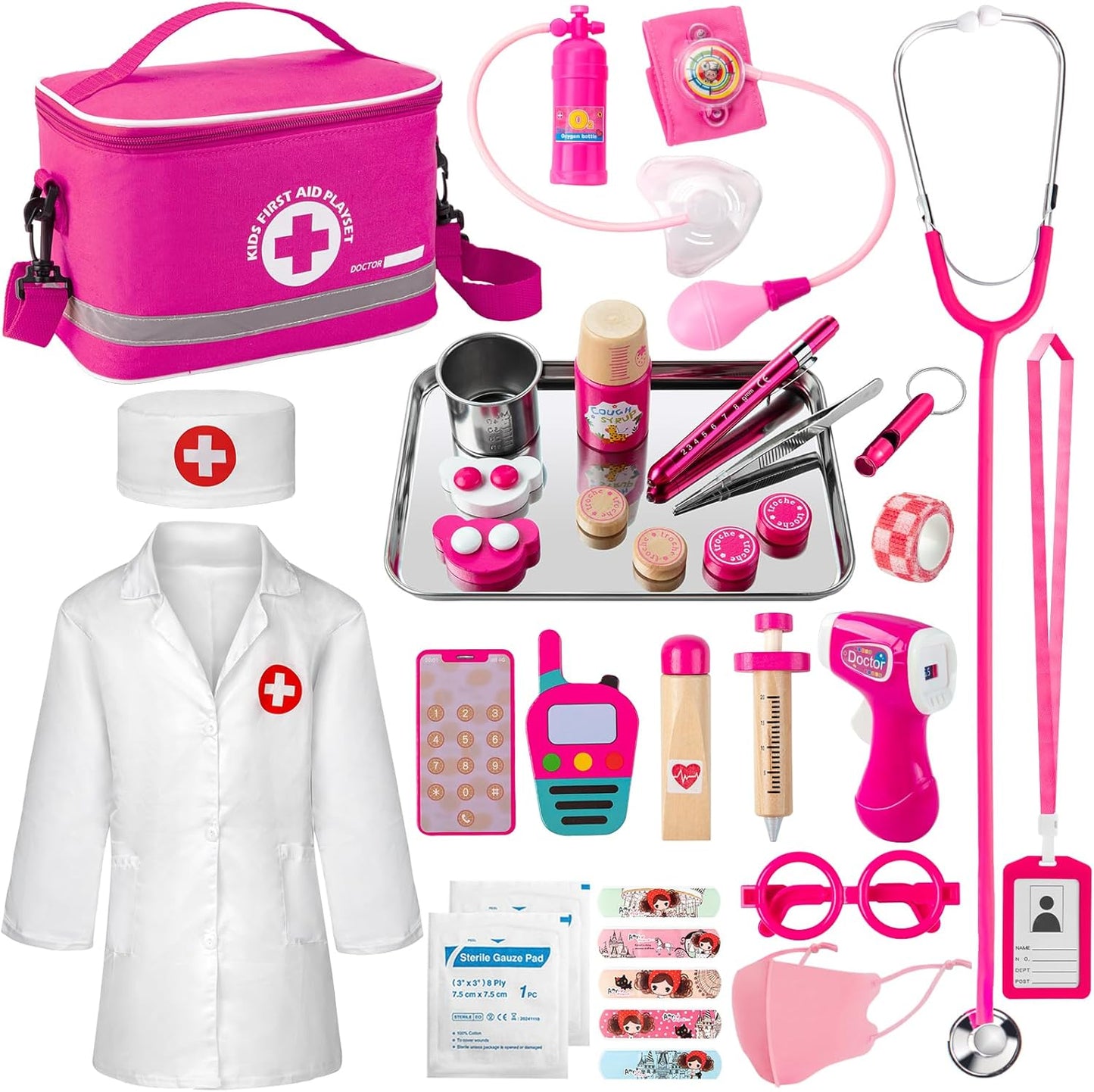 Ein Doktor-Set, das Ihr Kind wie einen echten Helden fühlen lässt 👩‍⚕️