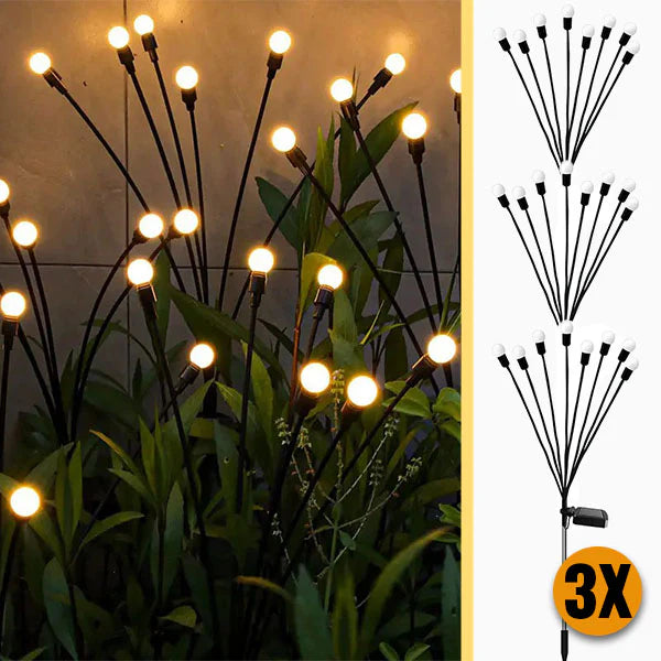 Solcellsdriven Dekorativ Lampa för Trädgård och Uteplats