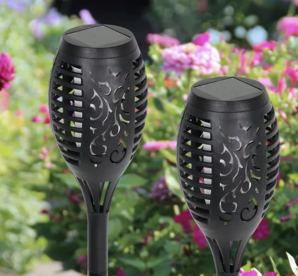 Solcellsdriven Nattfackla - 1+1 Gratis