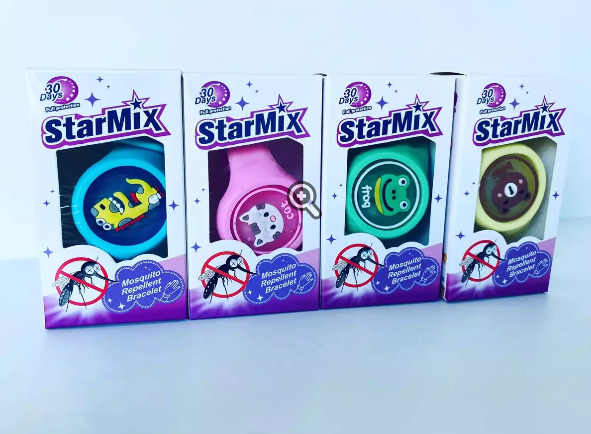 Myggarmbånd for barn (3 stk) | BUZZBANDS