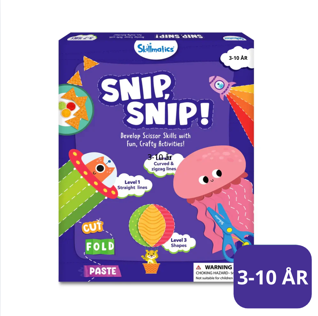 Snip Snip | Kreativt Pysselkit (Ålder 3-10 år)