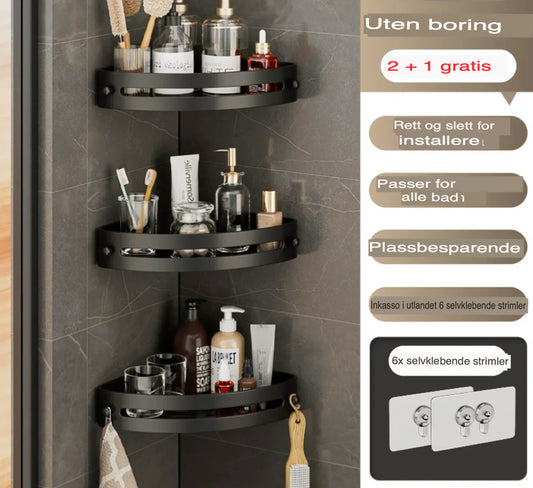 BorraFlexRek | Enkel oppbevaring, uten boring