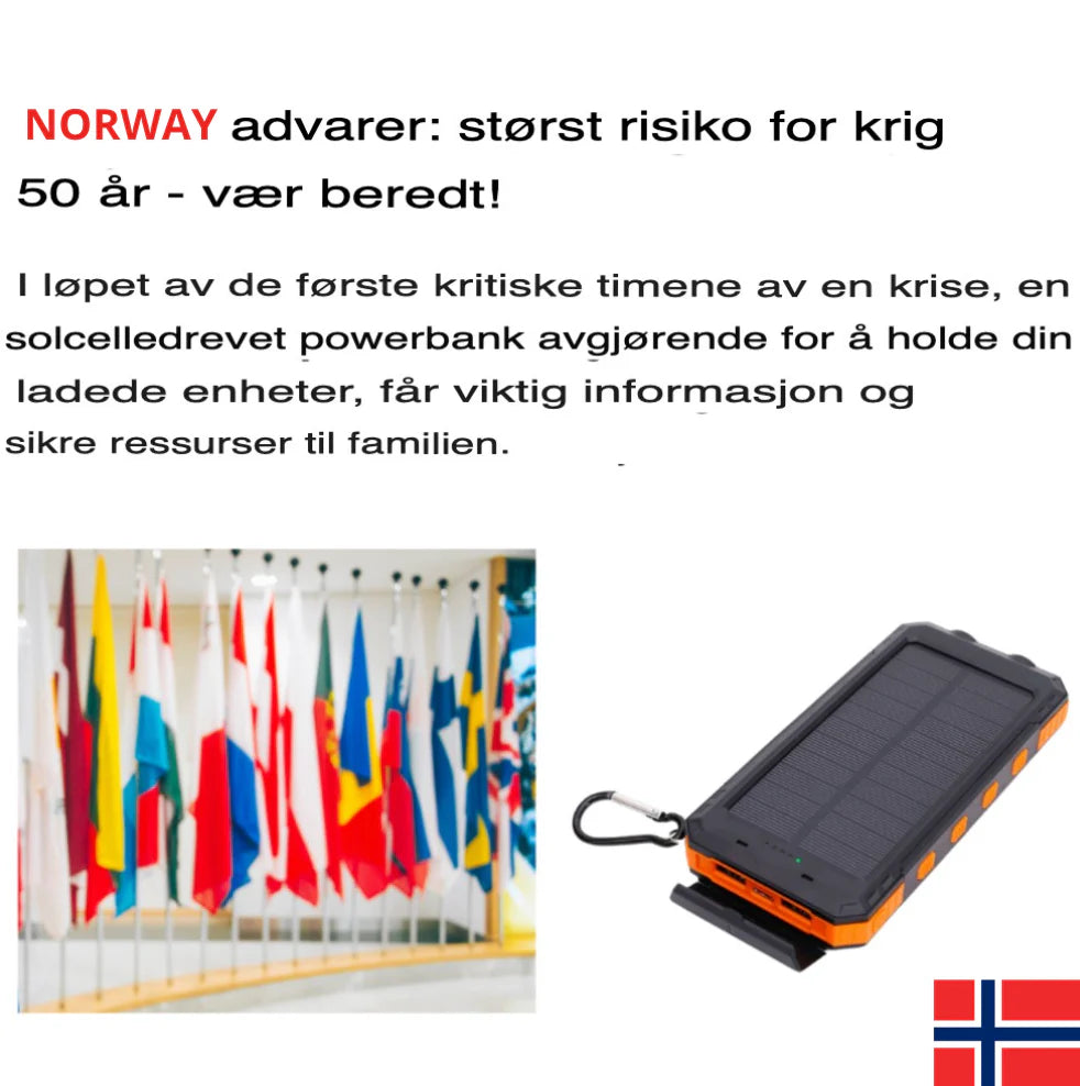 SolarCharge™ | Din sikkerhet skal ikke være avhengig av enheter som mister energi 4o