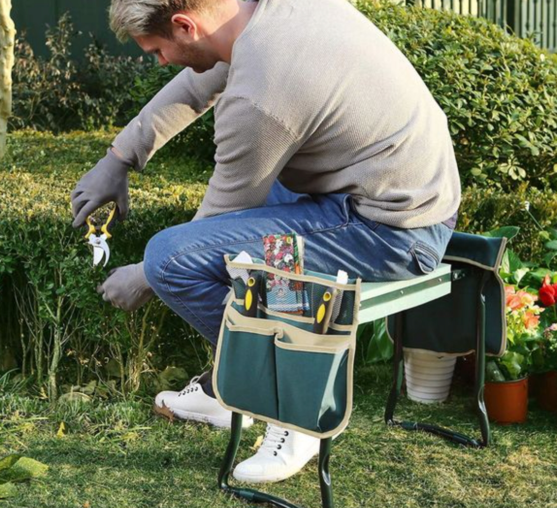 Multifunksjonell Kne- og Sitteplass – Hagearbeid uten smerter!