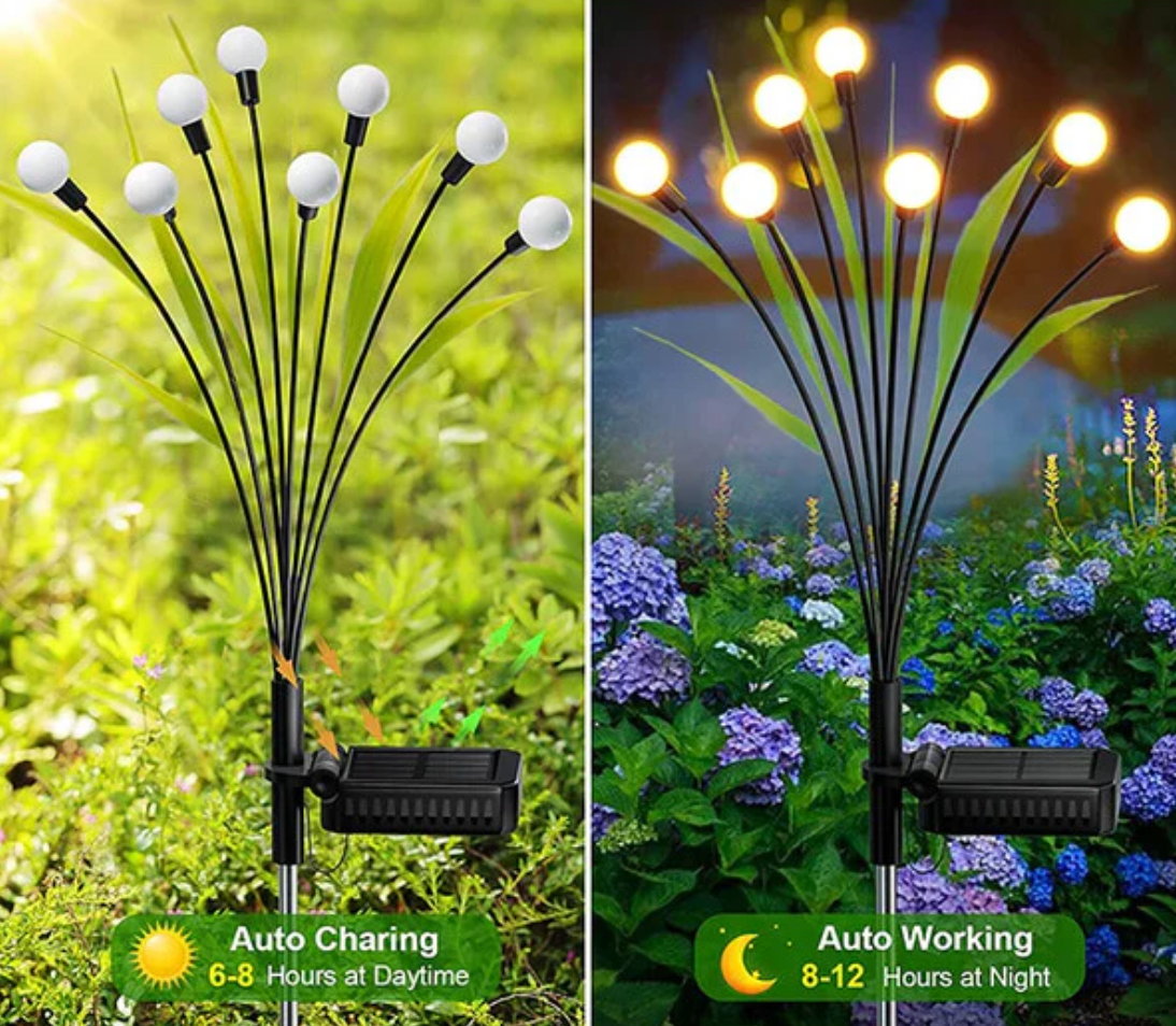 Solcellsdriven Dekorativ Lampa för Trädgård och Uteplats