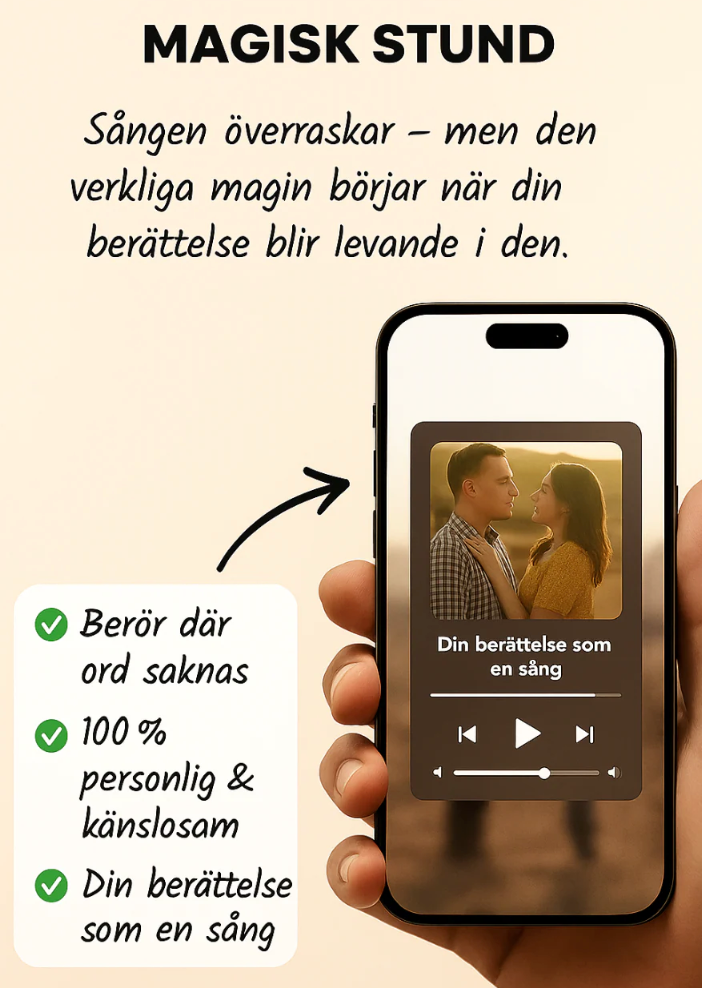 En låt som berättar er historia, ett minne för evigt 🎶